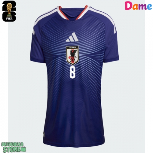 Japan Takumi Minamino #8 Replika Hjemmebanetrøje Dame VM 2026 Kortærmet